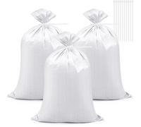 Kit de gestion des déchets de jardin comprenant 20 sacs de transport robustes, des sacs de protection contre les inondations, des sacs en tissu, des sacs de protection pour le blé, des bâches pour déc