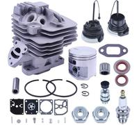 Kit de glucides de piston de cylindre de 44,7 mm pour Stihl MS261 MS 261 MS261C Remplacement de la tronçonneuse 1141 020 1140 Cap