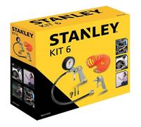 Stanley Kit pneumatique 9045717STN – pistolet, gonfleur pneus, tuyau spiralé 5M, 20 Barres – 6 pièces