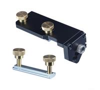 Kit de guide de perçage profilé en aluminium avec butée de profondeur réglable et gabarit de positionnement pour un perçage et un taraudage précis dans les extrusions d'aluminium M6 M8 (type a)