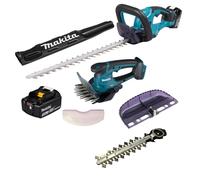 Kit de jardin Makita 18V DUH507Z + DUM604ZX + taille-haie batterie BL1830B + ...