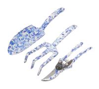 Kit de Jardinage Truelle à Main en Acier Carbone Moyen, Léger et | Usage Jardin, Prise en Main Facile, Outil Pratique, Esthétique Soignée, Accessoire pour Bêcher et Désherber