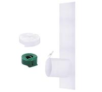 Kit De Joint De Fenêtre - 400 Cm En Polyester Doux, Barrière De Climatiseur Étanche, Protection De Refroidissement, Grille D'aération Portable, Contrôle De La Température D'été Domestique Réutilisable