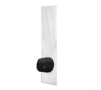 Kit de joint de fenêtre AC portable en tissu imperméable pour expulsion d'air chaud, protection d'échange d'air, sèche-linge à battant, fenêtre blanche, 560 cm (162 x 25 cm)