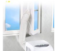 Kit de joint de fenêtre pour climatiseur portable, housse d'isolation réglable en Oxford 210T pour échappement d'air chaud, tissu d'étanchéité à économie d'énergie pour fenêtres coulissantes, 500 cm