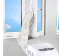 Kit de joint de fenêtre pour climatiseur - Tissu d'étanchéité portable - Isolation thermique - Pour climatiseurs mobiles, longueur réglable 300 à 400 cm (300 cm)