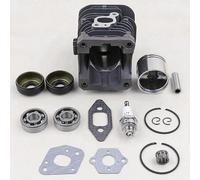 Kit de joint de roulement de vilebrequin de piston de cylindre, 41,1 mm de diamètre, pièces de rechange pour moteur de tronçonneuse, compatible avec McCulloch MAC CAT 335 338 438 440 444