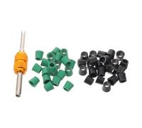 Kit de Joints Caoutchouc pour Tuyaux et Valves de Climatisation Automobile | Alliage D’aluminium, Prévention des Fuites, Installation Facile, Compatible Noyaux Ac Automobiles et Manomètres