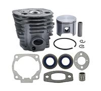 Kit de Joints circlips for Cylindre, Piston, axe, Segment et circlips for tronçonneuse Husqvarna 55/51 : Joint d'huile, roulement à Aiguilles, Jeu de Joints. Pièce détachée for tronçonneuse.