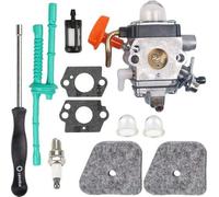Kit de joints de carburateur, filtre à air pour carburant, jeu de clés hexagonales pour bougies, compatible avec Stihl FS110R, FS130R, FS100, KM130R, FS130, FS90, KM90R, KM90, FS100RX, FS110, KM110R,
