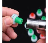 Kit de joints de plomberie en silicone 60 pièces pour valves filetées | Ajustement DN15, pression nominale de 5 à 8 kg, code couleur rouge/vert, pas besoin de ruban adhésif
