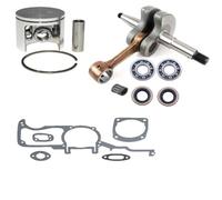 Kit de joints de roulement de joint d'huile de vilebrequin, jeu de pistons de 54mm de qualité adapté for husq-varna 288XP 181 281 288, pièces de moteur de tronçonneuse(Total Kit)