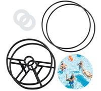 Kit de joints de vanne, 2 jeux, comprend 2 joints araignée, 2 bagues d’étanchéité et 2 paliers non métalliques, compatible avec la vanne multiport Hayward Vari-Flo XL, remplace SP0714T SPX0714CA