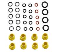 Kit de joints d'étanchéité pour nettoyeur haute pression Karcher K2 K3 K4 K5 K6 K7 - 37 pièces de joints et joints de pompe haute pression - Pièces de rechange en caoutchouc/plastique durable