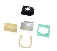 Kit de joints pour souffleur de feuilles 150BT 350BT - Kit de réparation de carburateur d'admission d'échappement cylindrique avec rondelles isolantes de carter de tête - Matériau en papier pour