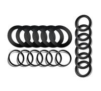 Kit de joints pour vannes à piston de piscine en silicone 18 pièces | Ce kit de joints en silicone empêche efficacement les fuites sur les vannes de piston de votre piscine.