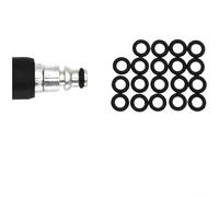 Kit de joints toriques pour nettoyeur haute pression Karcher et Yili - Joint en caoutchouc pour raccords rapides - Noir - 10 pièces (A)