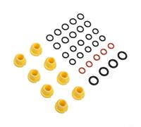 Kit de joints toriques pour nettoyeur haute pression Karcher K2 K3 K4 K5 K6K7 remplace 2.640-729.0, comprend 8 buses et 10 rondelles