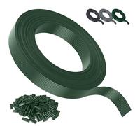 Kit de Lamelles Occultantes PVC 75mx4.7cm - Bande Brise Vue Jardin Souple et Résistante avec 150 Clips - Installation Horizontale ou Verticale pour Panneau Grillagé et Clôture Rigide (Vert - RAL6005)