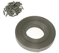IDMarket - Kit de lamelles occultantes PVC gris clair L.60 M pour panneau grillagé