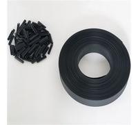 IDMarket - Kit de lamelles occultantes PVC Grises L.60 M pour Panneau grillagé