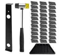 Kit de lames de parquet stratifié, comprenant 33 joints d'étanchéité pour revêtements de sol stratifiés, et un marteau en caoutchouc à double face