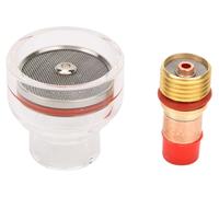 Kit de lampe à chalumeau TIG avec gobelet en verre et pince de serrage pour soudure