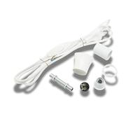 Kit de lampes DIY - Pour lampes sans abat-jour, culot E14 avec câble - Blanc - Instructions de montage incluses - Hannas Laden