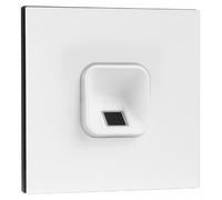 Kit de lecteur d'empreintes digitales avec module d'interphone et unité de contrôle, de couleur blanche, pour un contrôle d'accès biométrique