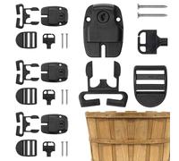 Kit de Loquets pour Couvercle de Spa - Kit de à Clip | 4 Pièces de Remplacement avec Fente et Attache, Accessoires de Réparation pour Couvercles de Spa, Serrures Robustes Sécuris