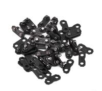 Kit de maillons maître de tronçonneuse à pas de 0,325 mm avec 24 sangles de serrage prédéfinies pour réparation de chaîne de calibre 0,050 et 0,058 compatible avec Carlton et Oregon Styles Ensemble de