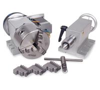 Kit de mandrins pour fraiseuse CNC, comprenant un mandrin à 3 mors, une contre-poupée et un mandrin K11 de 80 mm