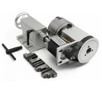 Kit de mandrins pour fraiseuse CNC, comprenant un mandrin à 3 mors, une contre-poupée et un mandrin K12-100 mm