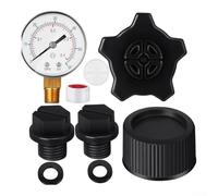 Kit de manomètre pour filtre à sable Hayward, jauge de pression ECX270861, bouchon de vidange SX180LA, bouchon de vidange SX180HG, tuyau de pompe SPX1700FG avec joint d'étanchéité