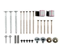 Kit de matériel de fixation Wolf 2485196 avec ruban butyle
