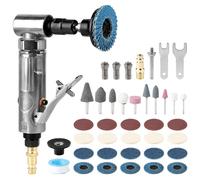 Kit de meuleuse d'angle pneumatique à 90°, diamètre de 50 mm, 20 000 tr/min, boîtier en métal