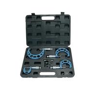 Kit de micromètre extérieur 0-25 mm, 25-50 mm, 50-75 mm, 75-100 mm, 0,01 mm