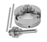 Kit de mini mandrin - Mandrin auto-centrant à 3 mâchoires, fourche autocentrante, accessoires de serrage optionnels pour le tournage du bois, équipement de perçage de pièces de précision pour loisirs
