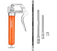 Kit de mini pistolet à graisse, poignée pistolet, 3500 PSI, avec cartouche de 85 g et tuyau flexible