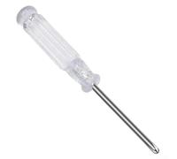 Kit de mini tournevis 2 pièces pour les tâches de réglage fin et de réparation, y compris les styles fendus et croisés Longueur totale 9,5 cm