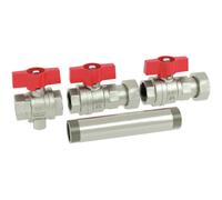 Kit de montage avec entretoise Belimo EXT-EF-40A pour compteur de chaleur DN40