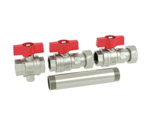 Kit de montage avec entretoise Belimo EXT-EF-50A pour compteur de chaleur DN50