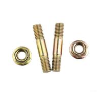 Kit de montage de barre de tronçonneuse 4 pièces pour tronçonneuse SX62 62 cc comprenant deux écrous et deux goujons de taille M8 8 mm avec 42 mm de longueur