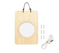 Kit de montage de fougère Staghorn - Cadre vertical en bois de fougère en corne de cerf - Panier porte- | pour porche, salon, chambre à coucher, balcon, cour, jardin, maison, extérieur et