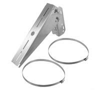 Kit de montage de panneau solaire à bras unique, support PV inclinable à 30° pour mur ou poteau, système de rayonnage léger en aluminium pour installation d'énergie solaire domestique, assemblage
