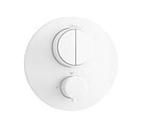 Herzbach Ensemble de montage final Deep White 23.803050. 2000 .07 pour 2 Verbraucher , thermostat encastré, blanc mat