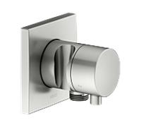 Kit de finition KEUCO IXMO 59548211202 vanne de dérivation à 3 voies encastrée, carrée, raccord de tuyau/support de douche, finition inox