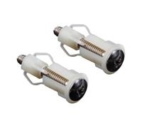 Kit de montage pour abattant de WC, vis de toilette, 48 mm x 18 mm, convient pour trous morts et petites ouvertures, 1 paire