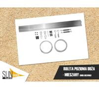 Kit de montage pour auvent de balcon GEMISCHT, grande taille