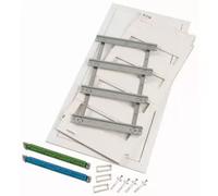 Kit de montage pour cloisons creuses Eaton avec bornier enfichable à 4 rangées, référence produit 178857